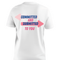 "God's Perfect Will" Pink & Blue T-Shirt